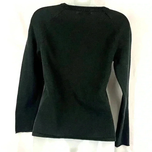 VTG Tommy Hilfiger Knitted Argyle Crewneck Sweater MEDIUM Side Button 90's Y2K - Picture 2 of 13